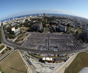 Foto de la Misa oficiada por el Papa Benedicto XVI en la Plaza de la Revolución José Martí
