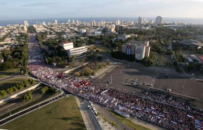 Multitudinario el desfile en la Habana este Primero de Mayo