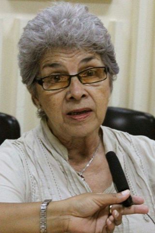 Gina Rey,  fiel  promotora del Desarrollo Integral de La Habana